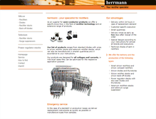 Tablet Screenshot of herrmann-rectifier.com